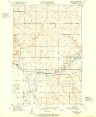 Menoken SW North Dakota Historical topographic map, 1:24000 scale, 7.5 X 7.5 Minute, Year 1951