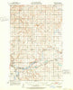Menoken North Dakota Historical topographic map, 1:62500 scale, 15 X 15 Minute, Year 1951