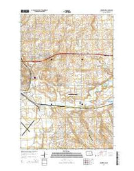 Menoken SW North Dakota Current topographic map, 1:24000 scale, 7.5 X 7.5 Minute, Year 2014