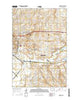 Menoken SW North Dakota Current topographic map, 1:24000 scale, 7.5 X 7.5 Minute, Year 2014