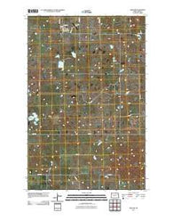 Mercer North Dakota Historical topographic map, 1:24000 scale, 7.5 X 7.5 Minute, Year 2011