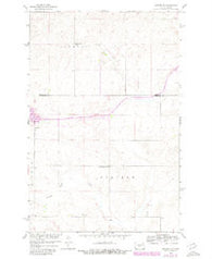 Mercer SE North Dakota Historical topographic map, 1:24000 scale, 7.5 X 7.5 Minute, Year 1959