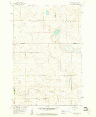 Mercer SW North Dakota Historical topographic map, 1:24000 scale, 7.5 X 7.5 Minute, Year 1959