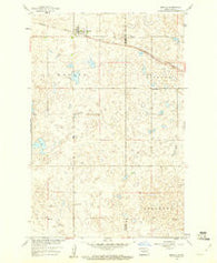 Mercer North Dakota Historical topographic map, 1:24000 scale, 7.5 X 7.5 Minute, Year 1959