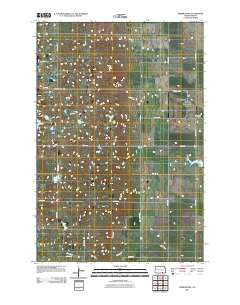 Merricourt North Dakota Historical topographic map, 1:24000 scale, 7.5 X 7.5 Minute, Year 2011