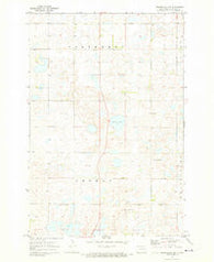 Merricourt NW North Dakota Historical topographic map, 1:24000 scale, 7.5 X 7.5 Minute, Year 1971