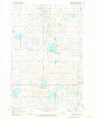 Merricourt SW North Dakota Historical topographic map, 1:24000 scale, 7.5 X 7.5 Minute, Year 1971