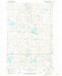 Merricourt SW North Dakota Historical topographic map, 1:24000 scale, 7.5 X 7.5 Minute, Year 1971
