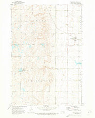 Merricourt North Dakota Historical topographic map, 1:24000 scale, 7.5 X 7.5 Minute, Year 1971