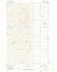 Merricourt North Dakota Historical topographic map, 1:24000 scale, 7.5 X 7.5 Minute, Year 1971