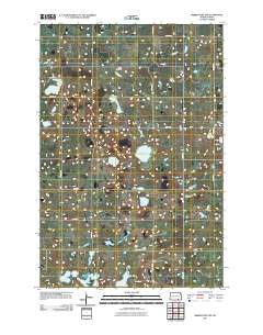 Merricourt NW North Dakota Historical topographic map, 1:24000 scale, 7.5 X 7.5 Minute, Year 2011