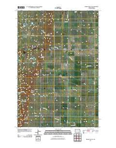 Merricourt SE North Dakota Historical topographic map, 1:24000 scale, 7.5 X 7.5 Minute, Year 2011