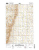 Merricourt SE North Dakota Current topographic map, 1:24000 scale, 7.5 X 7.5 Minute, Year 2014