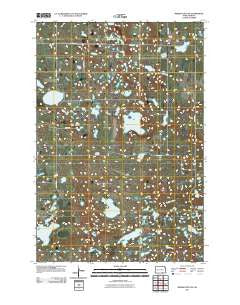Merricourt SW North Dakota Historical topographic map, 1:24000 scale, 7.5 X 7.5 Minute, Year 2011