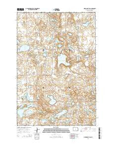 Merricourt SW North Dakota Current topographic map, 1:24000 scale, 7.5 X 7.5 Minute, Year 2014