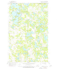 Metigoshe Lake North Dakota Historical topographic map, 1:24000 scale, 7.5 X 7.5 Minute, Year 1956