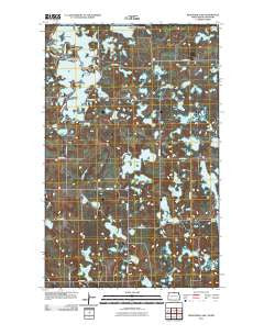 Metigoshe Lake North Dakota Historical topographic map, 1:24000 scale, 7.5 X 7.5 Minute, Year 2011