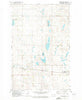 Michigan West North Dakota Historical topographic map, 1:24000 scale, 7.5 X 7.5 Minute, Year 1971