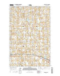 Michigan East North Dakota Current topographic map, 1:24000 scale, 7.5 X 7.5 Minute, Year 2014