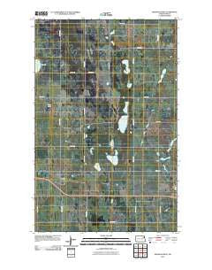 Michigan West North Dakota Historical topographic map, 1:24000 scale, 7.5 X 7.5 Minute, Year 2011