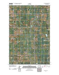Millarton North Dakota Historical topographic map, 1:24000 scale, 7.5 X 7.5 Minute, Year 2011