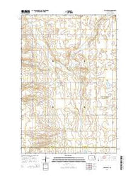 Millarton North Dakota Current topographic map, 1:24000 scale, 7.5 X 7.5 Minute, Year 2014