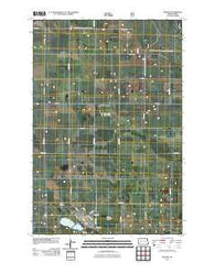 Milnor North Dakota Historical topographic map, 1:24000 scale, 7.5 X 7.5 Minute, Year 2011