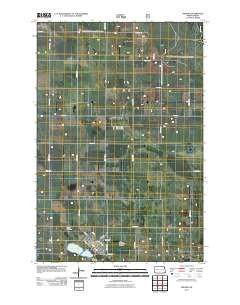 Milnor North Dakota Historical topographic map, 1:24000 scale, 7.5 X 7.5 Minute, Year 2011
