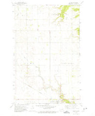 Milton North Dakota Historical topographic map, 1:24000 scale, 7.5 X 7.5 Minute, Year 1972