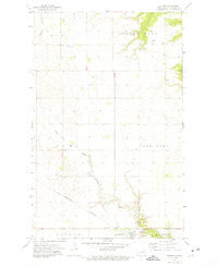 Milton North Dakota Historical topographic map, 1:24000 scale, 7.5 X 7.5 Minute, Year 1972