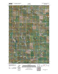 Mineral Springs North Dakota Historical topographic map, 1:24000 scale, 7.5 X 7.5 Minute, Year 2011