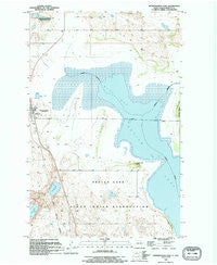 Minnewaukan East North Dakota Historical topographic map, 1:24000 scale, 7.5 X 7.5 Minute, Year 1994