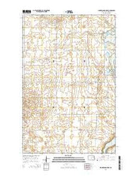 Minnewaukan West North Dakota Current topographic map, 1:24000 scale, 7.5 X 7.5 Minute, Year 2014