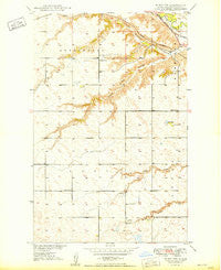 Minot NW North Dakota Historical topographic map, 1:24000 scale, 7.5 X 7.5 Minute, Year 1949