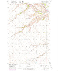Minot NW North Dakota Historical topographic map, 1:24000 scale, 7.5 X 7.5 Minute, Year 1948