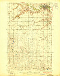 Minot North Dakota Historical topographic map, 1:62500 scale, 15 X 15 Minute, Year 1928