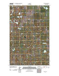 Minot SW North Dakota Historical topographic map, 1:24000 scale, 7.5 X 7.5 Minute, Year 2011