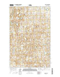 Minot SW North Dakota Current topographic map, 1:24000 scale, 7.5 X 7.5 Minute, Year 2014