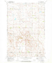Moffit NW North Dakota Historical topographic map, 1:24000 scale, 7.5 X 7.5 Minute, Year 1971