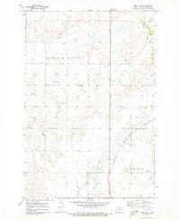 Moffit SE North Dakota Historical topographic map, 1:24000 scale, 7.5 X 7.5 Minute, Year 1971