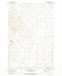Moffit SW North Dakota Historical topographic map, 1:24000 scale, 7.5 X 7.5 Minute, Year 1971