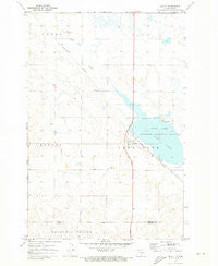 Moffit North Dakota Historical topographic map, 1:24000 scale, 7.5 X 7.5 Minute, Year 1971