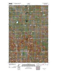 Moffit NW North Dakota Historical topographic map, 1:24000 scale, 7.5 X 7.5 Minute, Year 2011