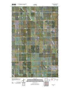 Mohall North Dakota Historical topographic map, 1:24000 scale, 7.5 X 7.5 Minute, Year 2011