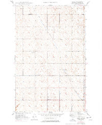 Mohall SW North Dakota Historical topographic map, 1:24000 scale, 7.5 X 7.5 Minute, Year 1949