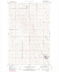 Mohall North Dakota Historical topographic map, 1:24000 scale, 7.5 X 7.5 Minute, Year 1948