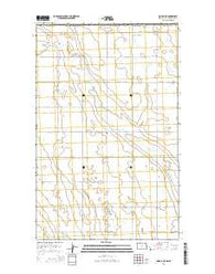 Mohall NE North Dakota Current topographic map, 1:24000 scale, 7.5 X 7.5 Minute, Year 2014