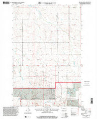 Moline School North Dakota Historical topographic map, 1:24000 scale, 7.5 X 7.5 Minute, Year 1997