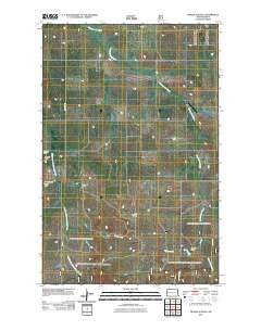 Moline School North Dakota Historical topographic map, 1:24000 scale, 7.5 X 7.5 Minute, Year 2011