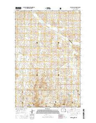 Moline School North Dakota Current topographic map, 1:24000 scale, 7.5 X 7.5 Minute, Year 2014